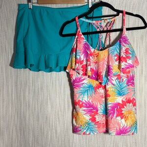Catalina Multicolor Tankini Set